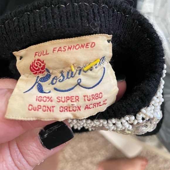 1960’s American Vintage Beaded Cardigan - Picture 13 of 13